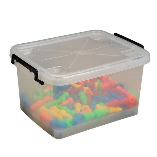 Locking Storage Tubs with Carrying Handle & Lids- Set of 3