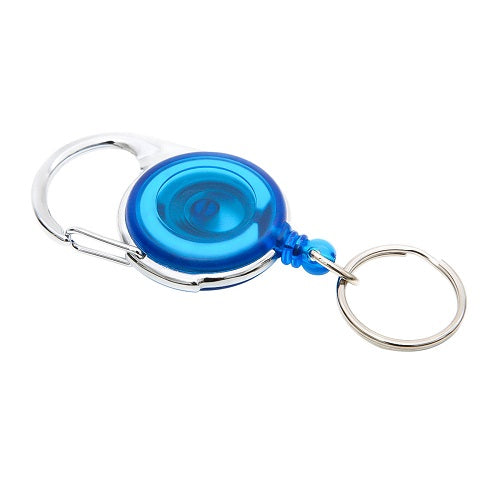 Round Quick Clip with Ring - Blue