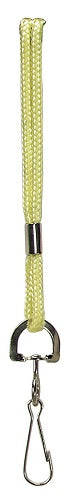 Yellow Nylon Lanyard with Swivel Clip – 36” Long