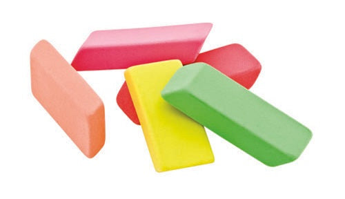 Baumgartens Neon Erasers – Tub of 100