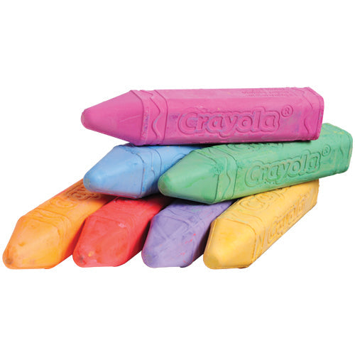 Close-up of Crayola Washable Sidewalk Chalk Set