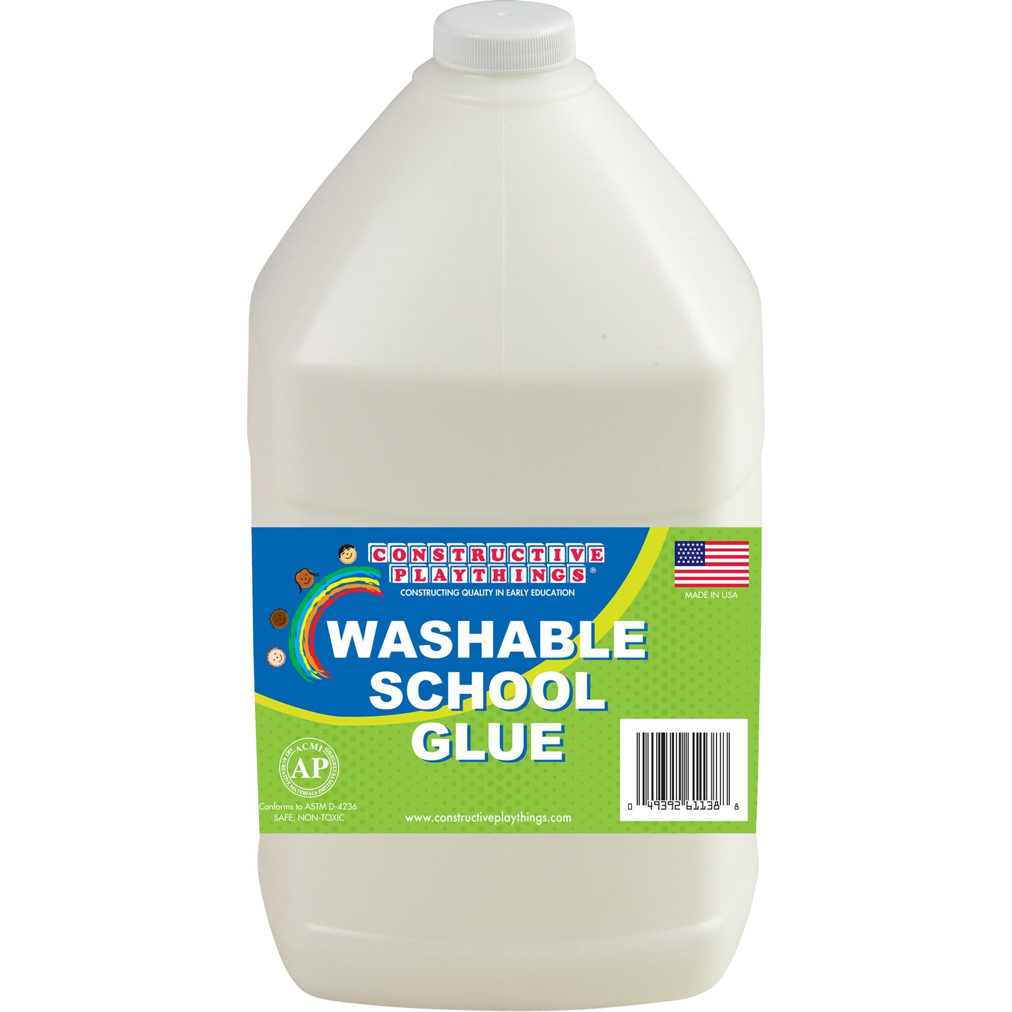 Constructive Playthings® Washable School Glue - Gallon