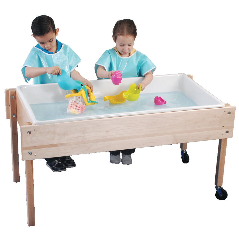 Versatile Mobile Sand Water Table Complete with Top for Classroom Fun