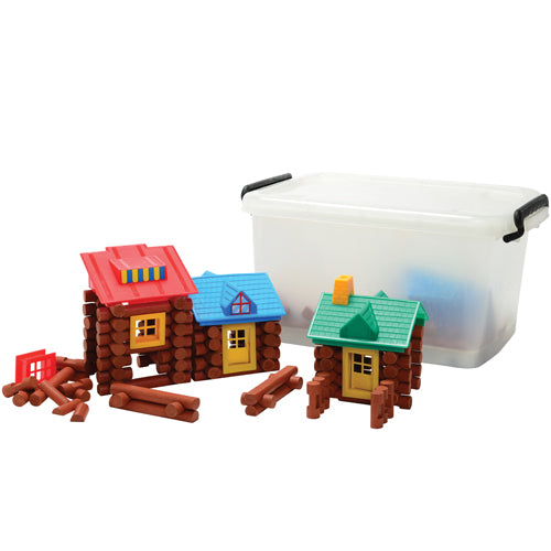 Real Wooden Pioneer Logs - 200 Pieces