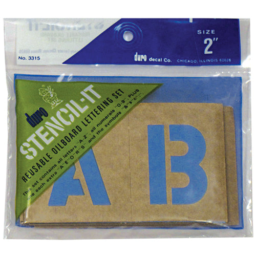 Oil Board Stencils - 2 inch