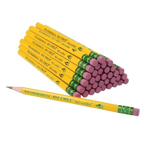 Ticonderoga® Beginner Pencils w/ Eraser