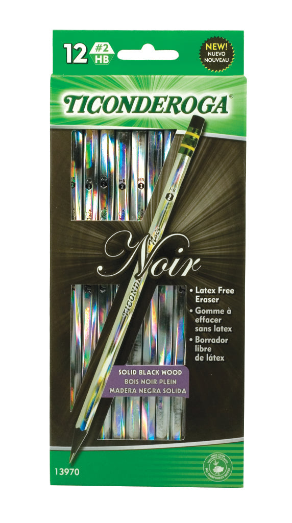 Ticonderoga® Noir Pencils 12 ct Box