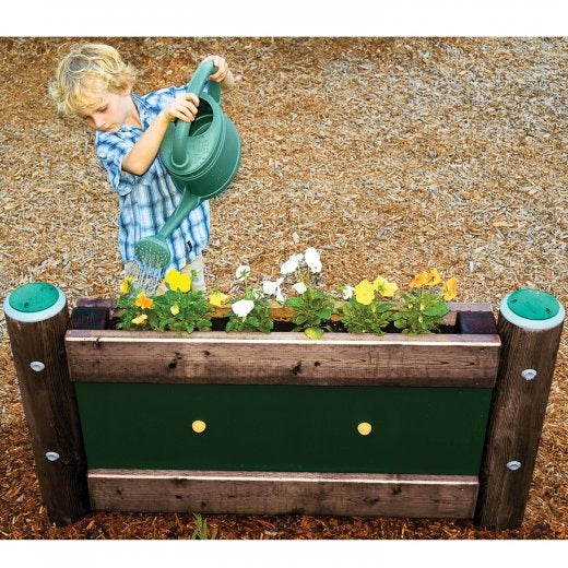 recycled plastic planter boxes Green Thumb Planter Box (Recycled Plastic & Metal)