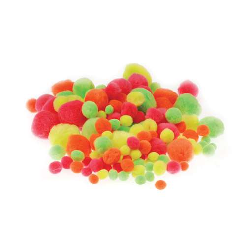 Neon Pom Poms