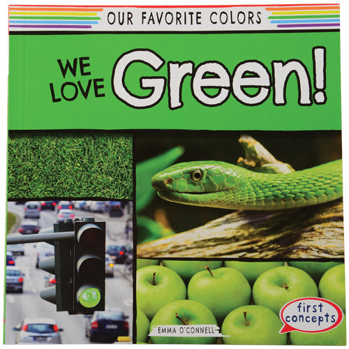 We Love Green soft cover book