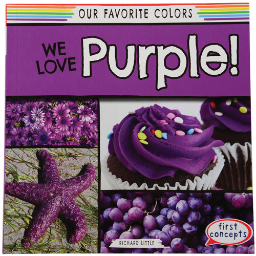 We Love Purple soft cover book