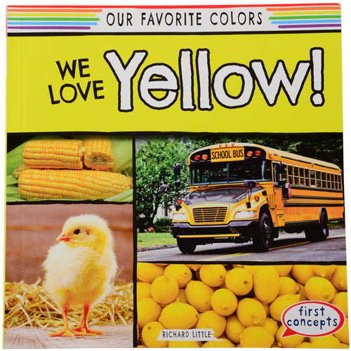 We Love Yellow soft cover book
