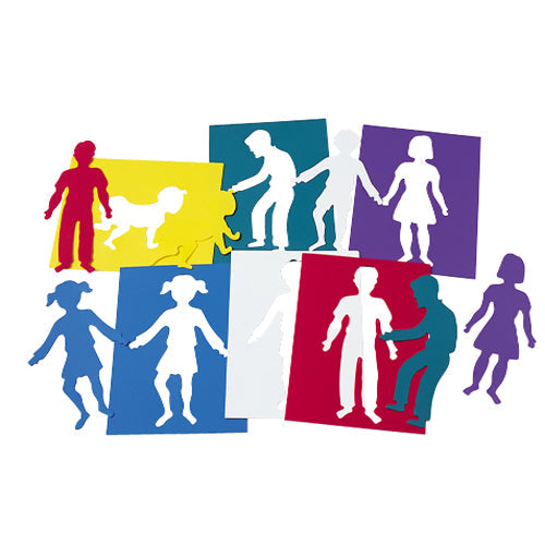 Plastic Art Stencils-Family