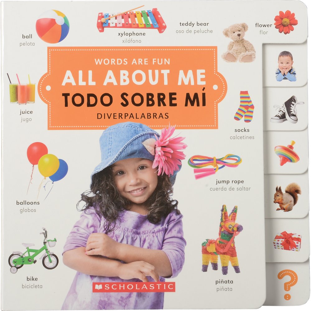 English/Spanish Vocabulary Board Book - All About Me
