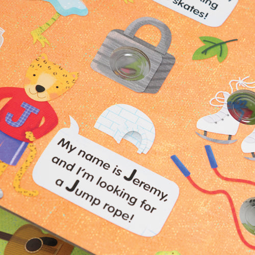 Melissa & Doug® Poke-A-Dot Book / An Alphabet Eye Spy - 20 Pages