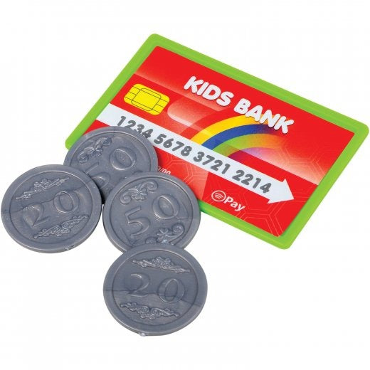 Pretend Play Coins & Credit Card