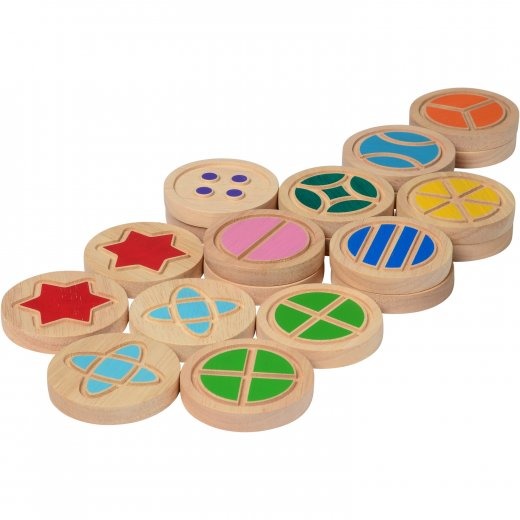 Wooden Tactile Discs