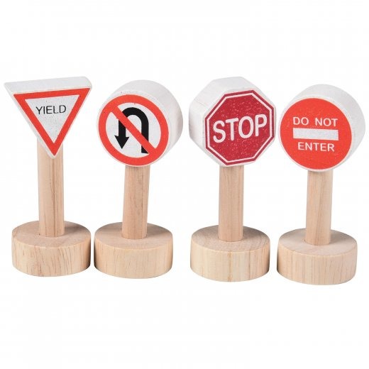 Set Of Traffic Signs & Lights 14 Pcs