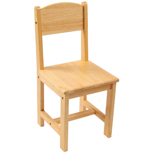 Solid Hardwood Chair - 12" H.