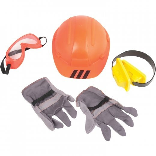Pretend Play Goggles, Hard Hat & Gloves