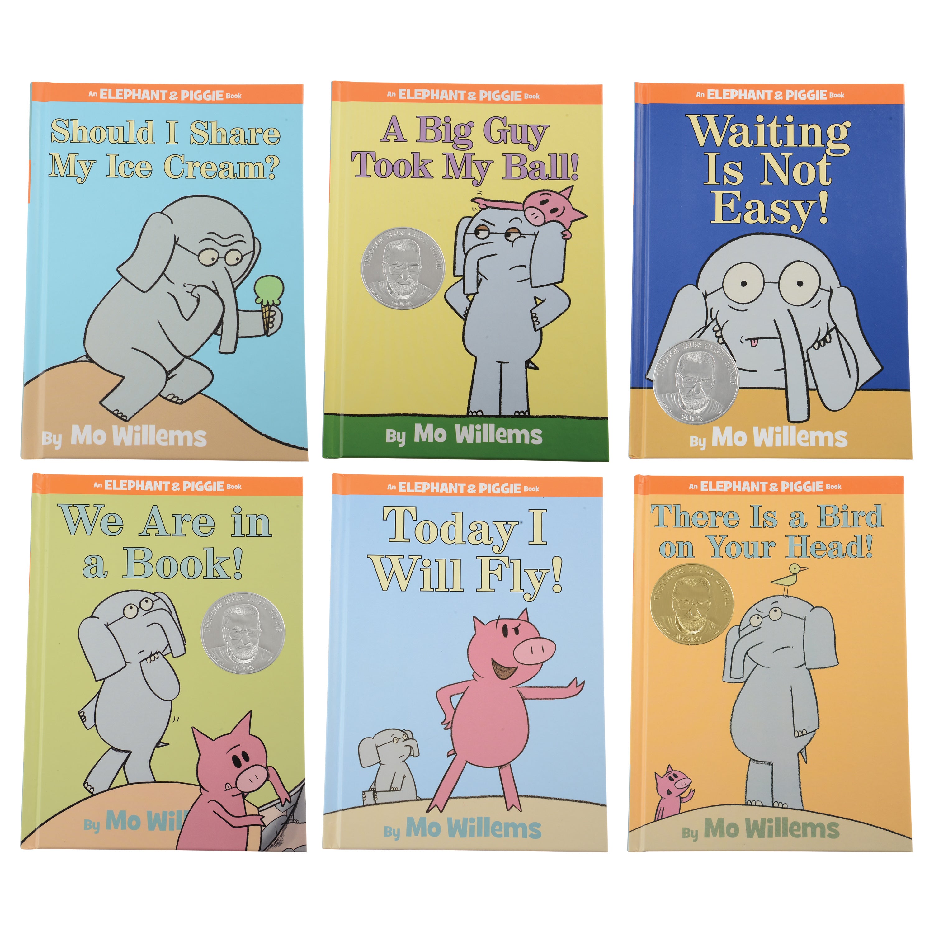 Elephant and Piggie Hardcover Book Set | Mo Willems Collection of 6