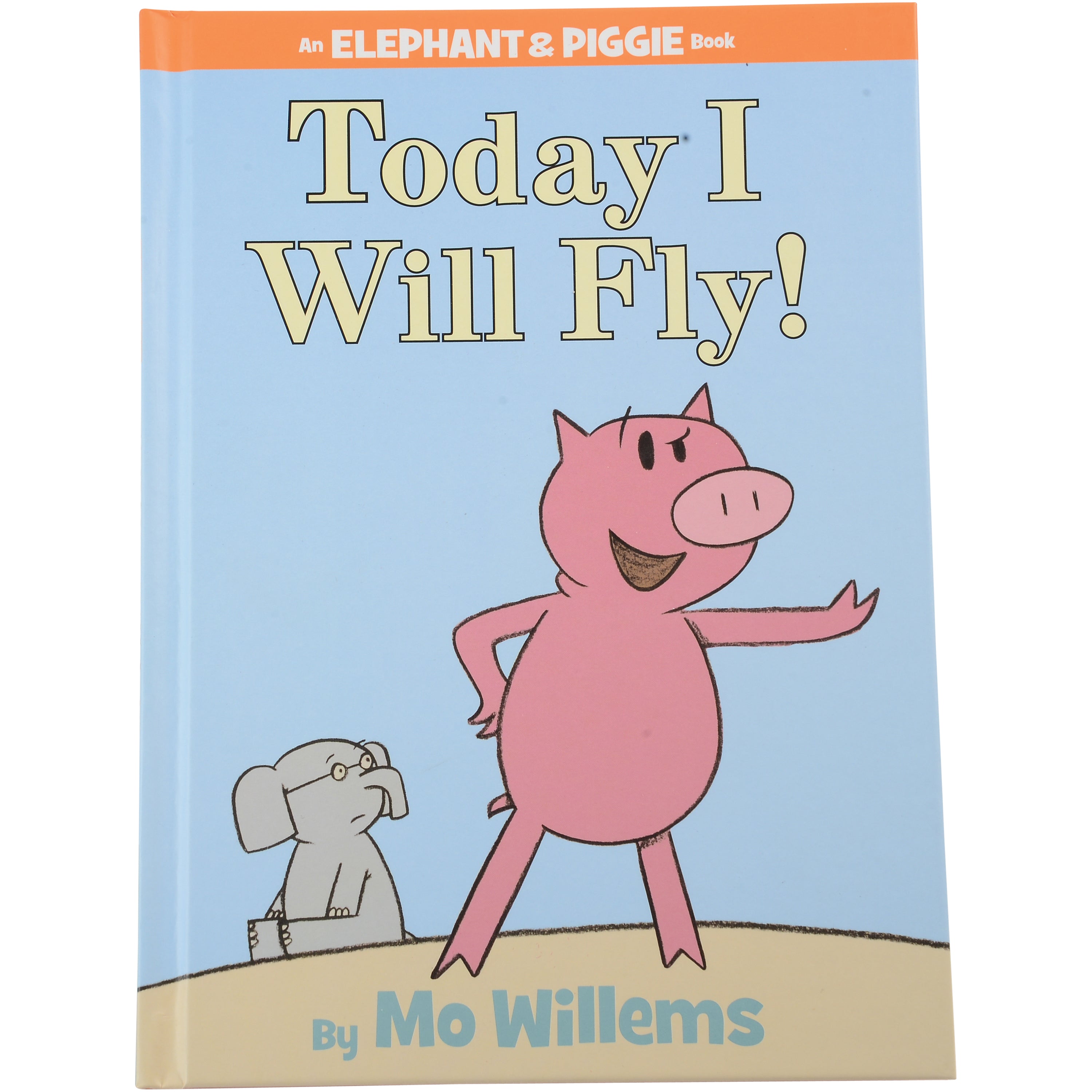 Today I Will Fly hardcover children's book on white background