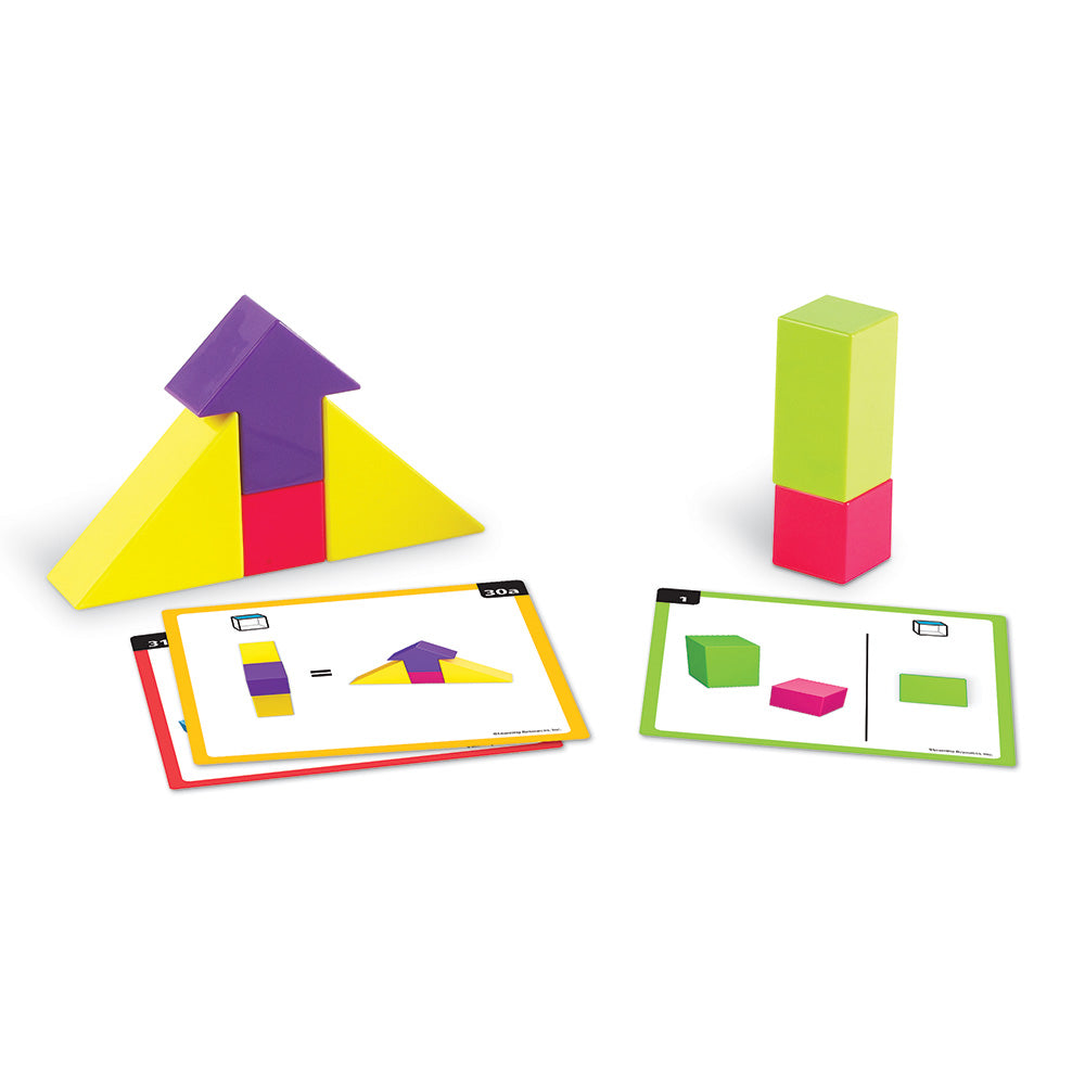 3D Building Puzzle Game for Kids – Spatial Reasoning, STEM Brain Teaser with Challenge Cards, Ages 5+