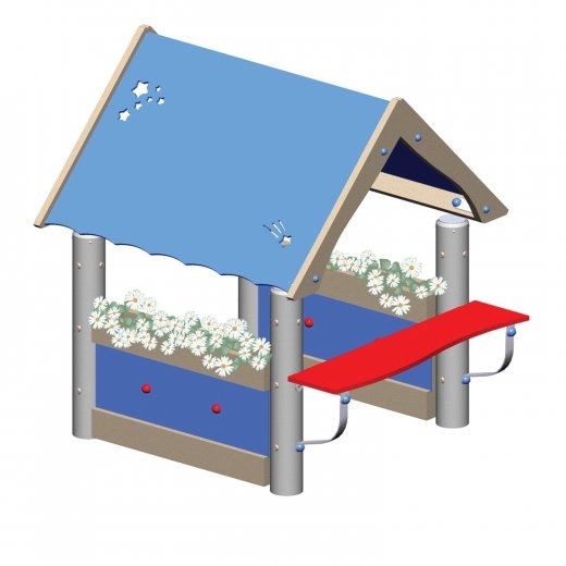 Green Thumb Potting Shed (Recycled Plastic & Metal)