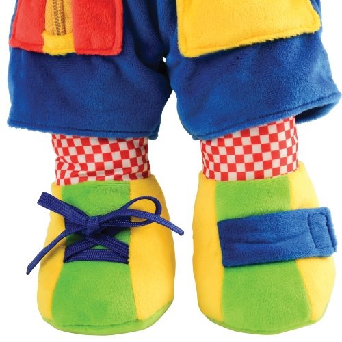 Close Up of Learn & Play Teddy Shoes with Laces & Velcro