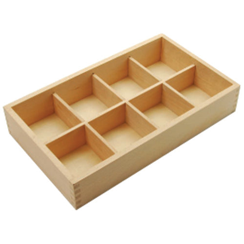Solid Wood 8-Sectioned Sorting Box - Teaching Tool