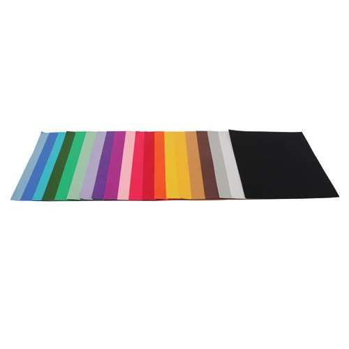 12" x 18" Assorted Colors Construction Paper