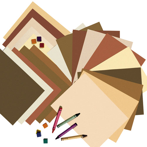 Sunworks® Multi-Cultural Skin-Tone Construction Paper