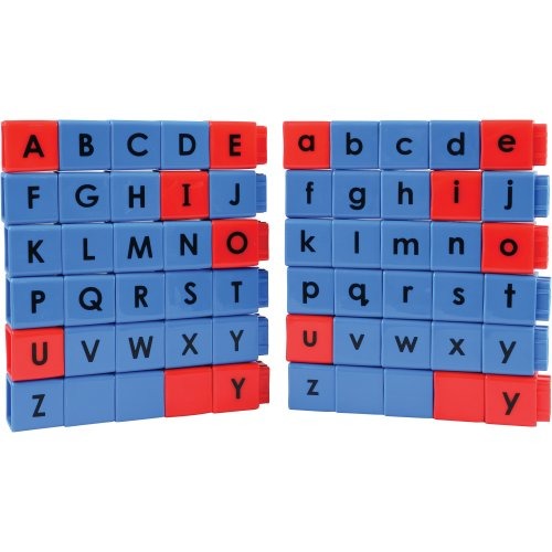 Jumbo Alphabet Unifix Cubes / 60 pcs.