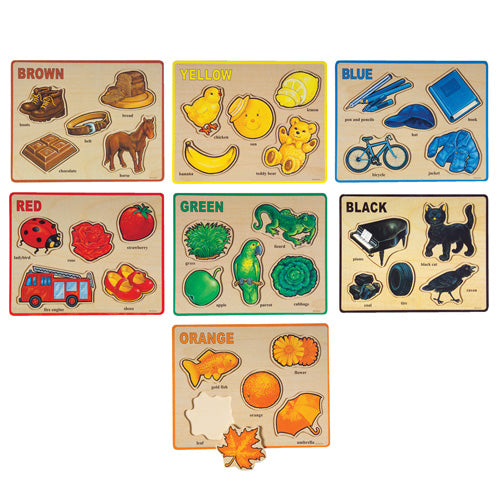 Half-Size Learn-A-Color Puzzles