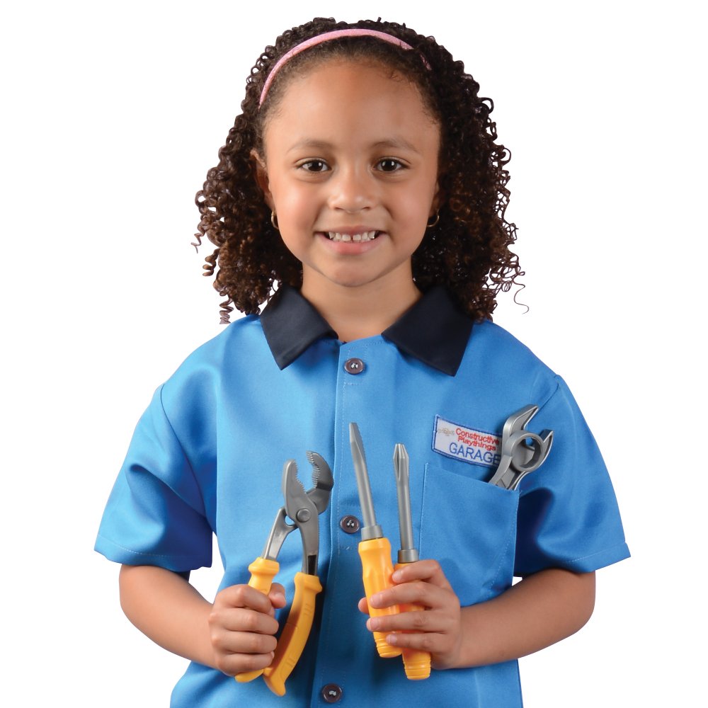 Mechanic Role Play Outfit for Kids | Ages 3-6 | Includes Coat & Accessories