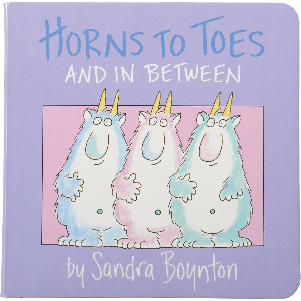 Horns to Toes Board Book by Sandra Boynton