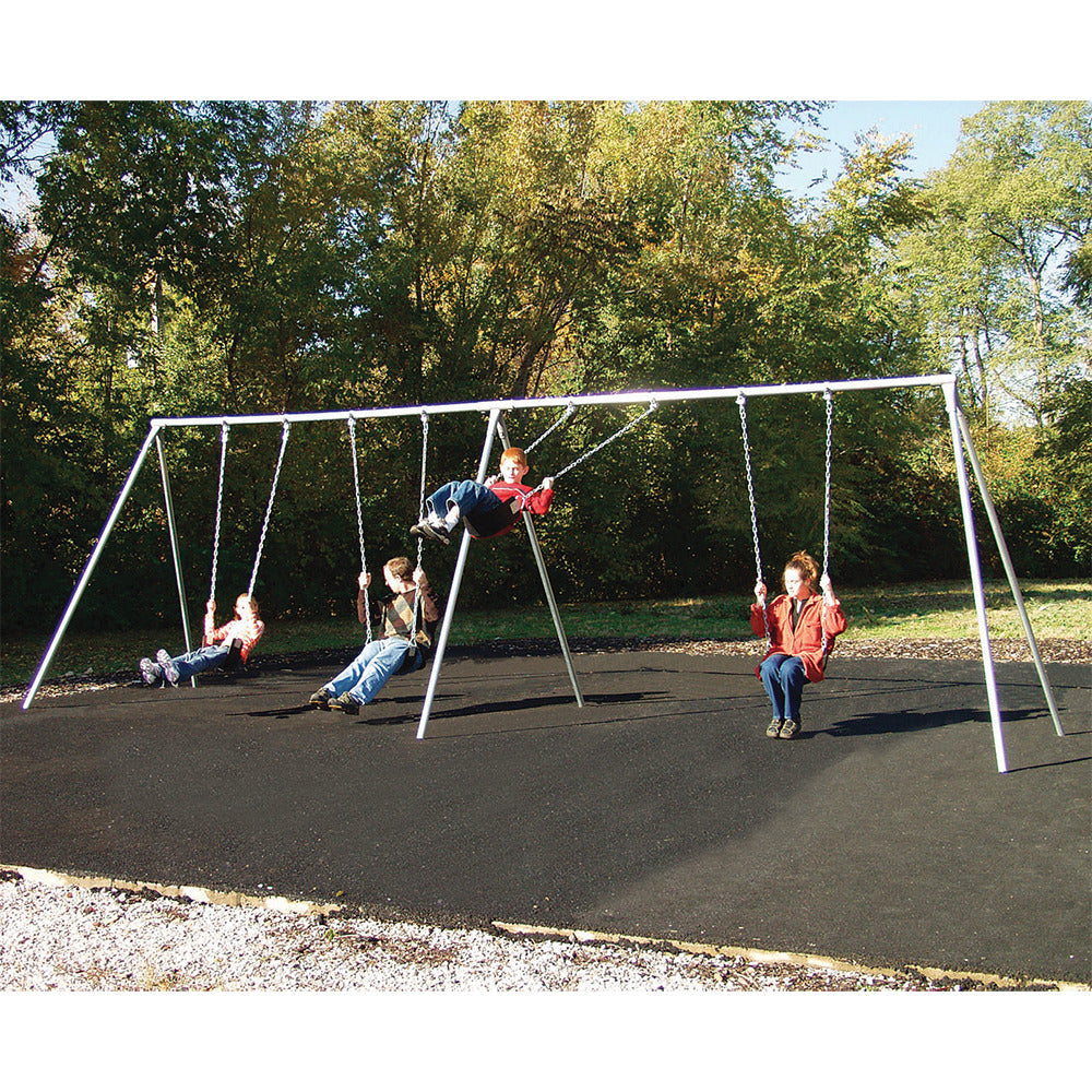 4 seater best sale swing set