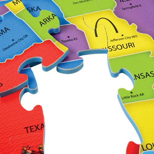 USA Foam Map Puzzle