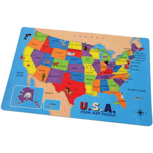 USA Foam Map Puzzle