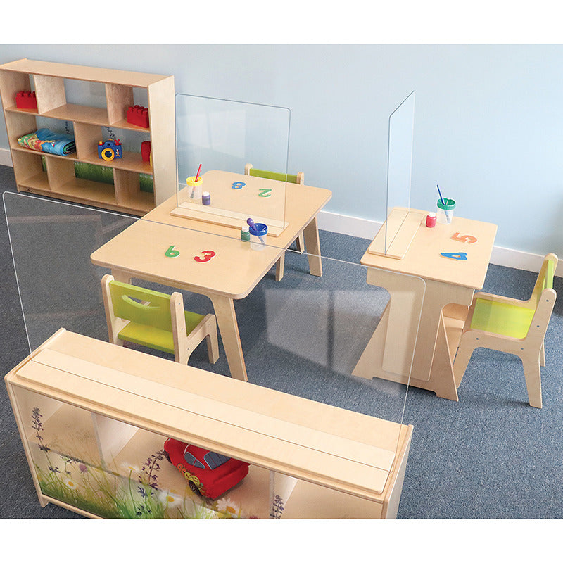 Shatterproof Clear Acrylic Panel & Partition – Painting, Safety, Easy-Clean, Indoor/Outdoor Use