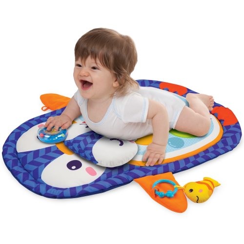 Penguin Tummy Time Playmat