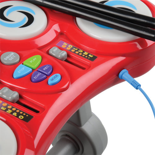 Close-up of Activity Drum Center Buttons & Controls