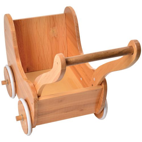 Wooden Doll Buggy