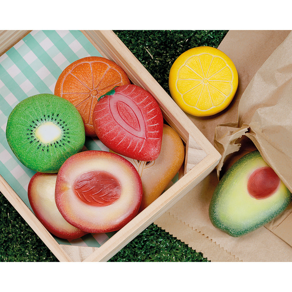 Slices of Fruit Stones