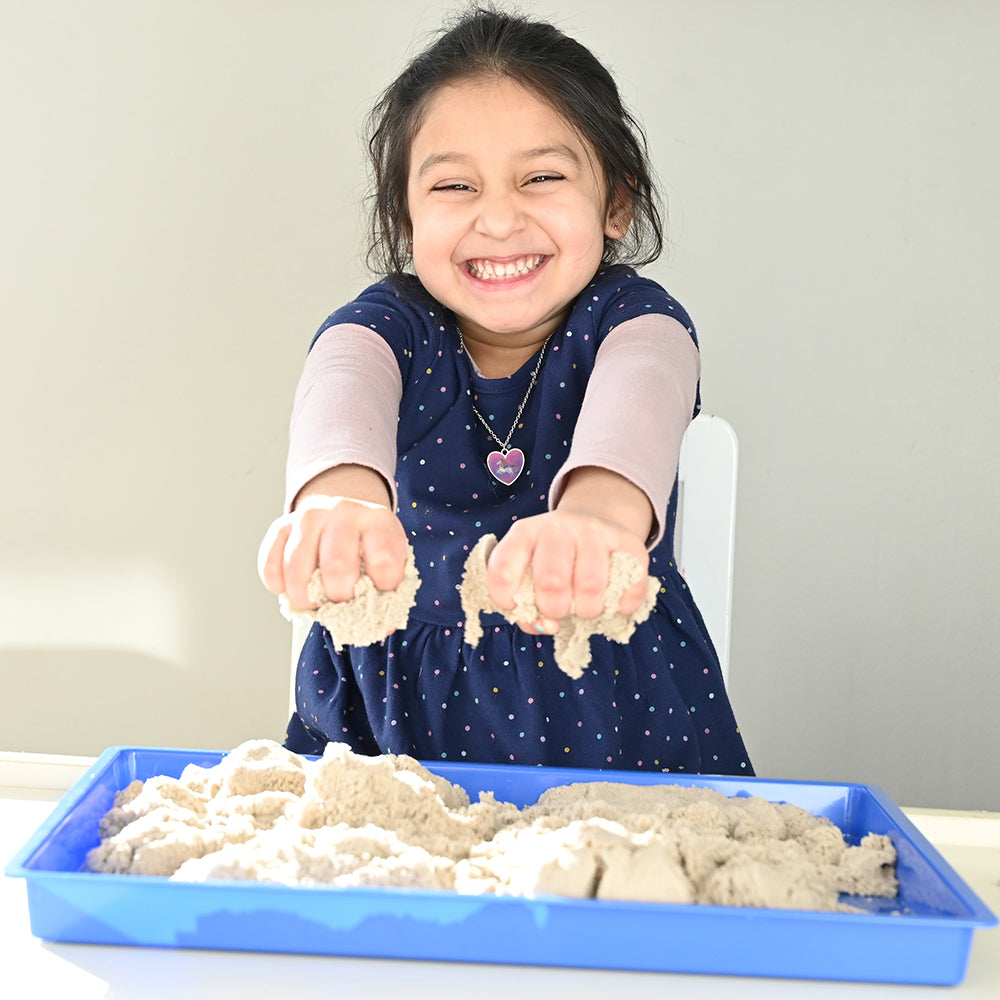 Sensory Play with Kinetic Sand