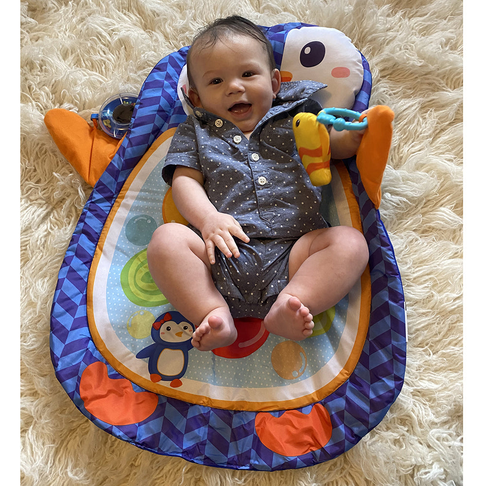 Penguin Tummy Time Playmat