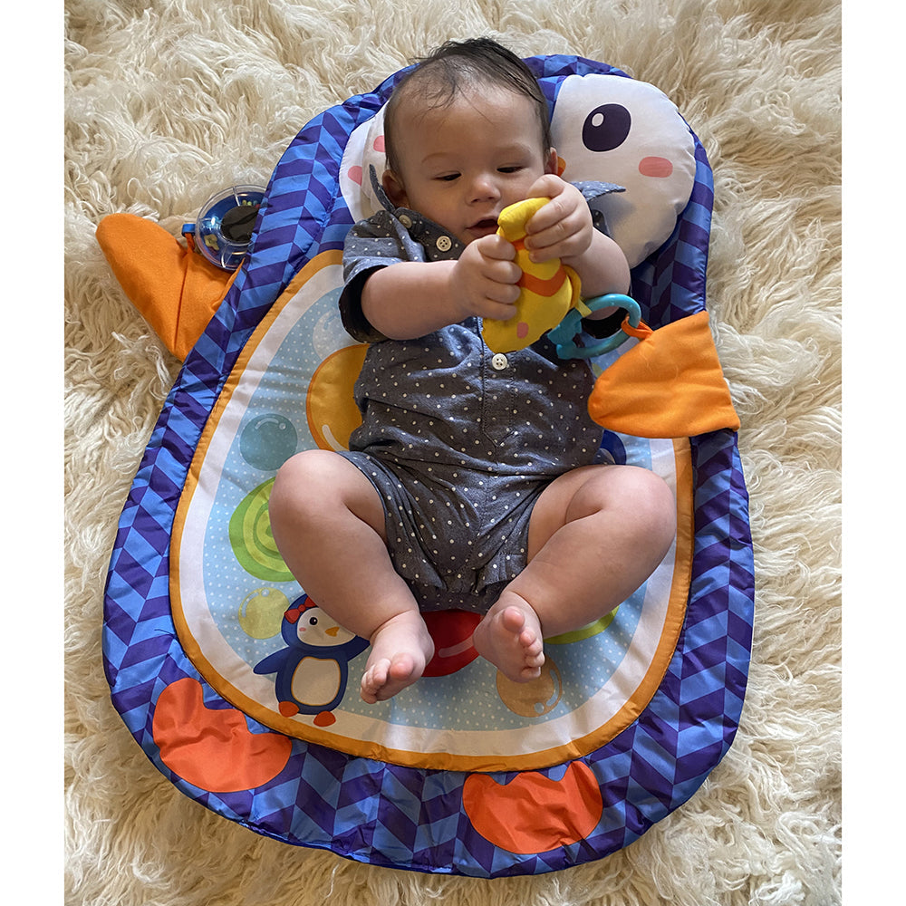 Penguin Tummy Time Playmat