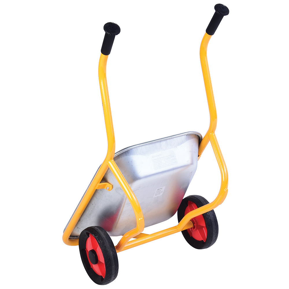 Tipped Heavy-Duty Steel Wheelbarrow