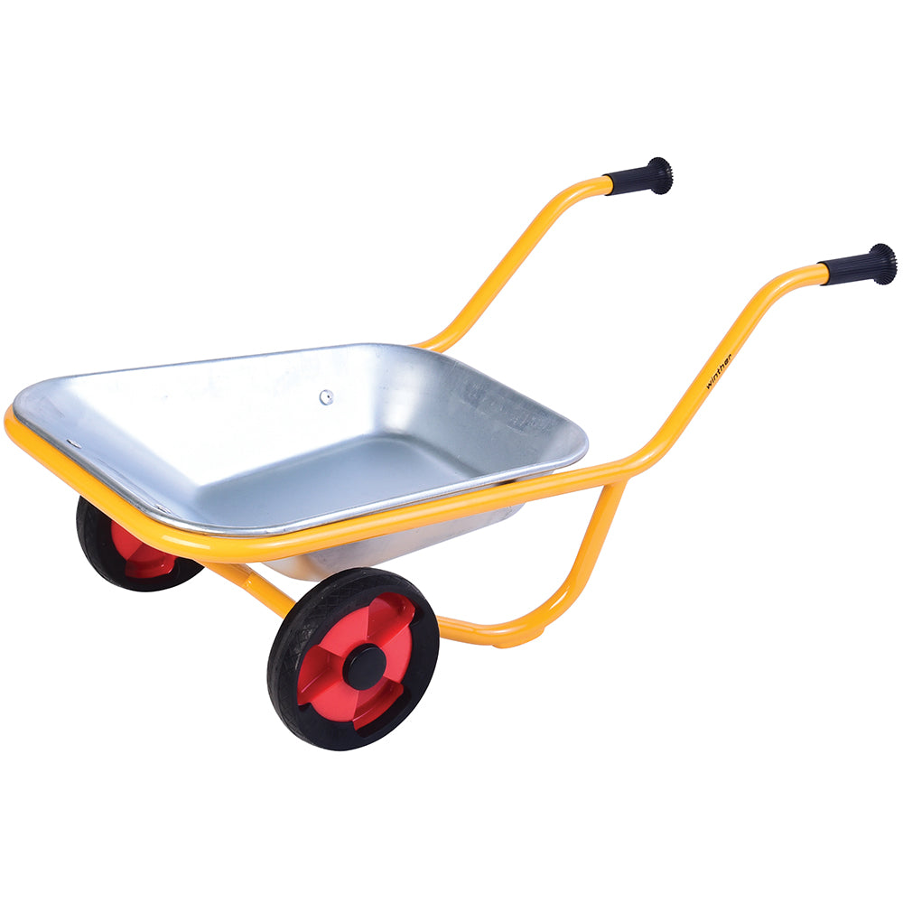 Heavy-Duty Steel Wheelbarrow