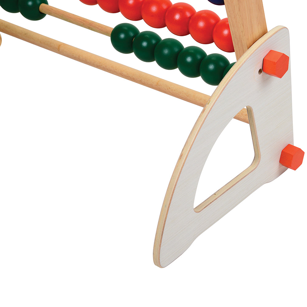 Close-up of Support Feet for Standing Abacus